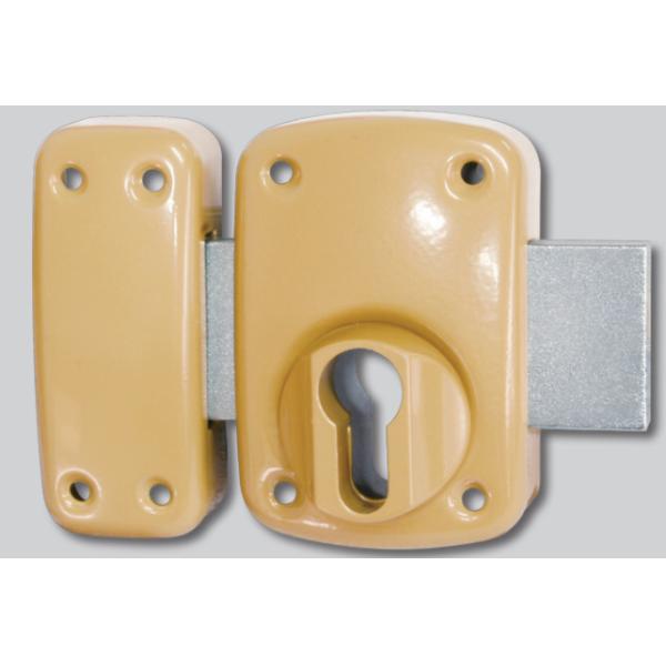 Rim Door Lock Enhance Your Security with European Style Security Night Latch Lock and Dependable Brass or Steel Dead Bolt