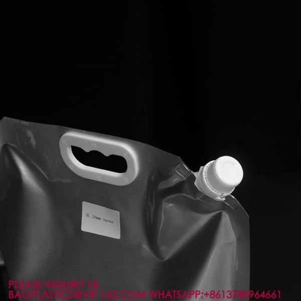 Food Packaging Bag Aluminum Foil Liquid Spout Pouch Stand Up Pouch With Spout For Liquid