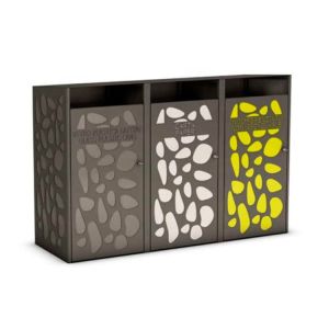 China Modern 1800L*600W*1250H Mm Multi Compartment Trash Can on sale