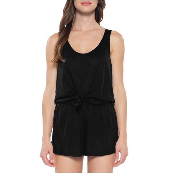 Buy Breezy Basics Knot Romper Swimsuit Cover-Up at wholesale prices
