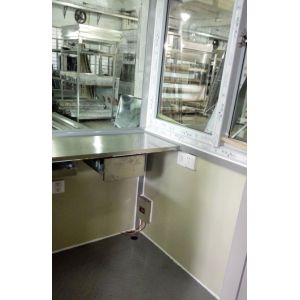 Steel Security Guard Booth 120x150x240cm Customizable Size