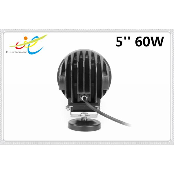 DC 12V/24V Flood Spot 5'' 60W Led Driving Light, 5inch Round 60W Led Driving Light for Offroad Truck