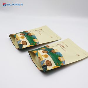 Private CPP Disposable Compostable Matte Black Stand Up Pouch Custom Printed