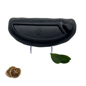 Half Moon Shape Melamine Dinner Plates Cafeterias Dinnerware