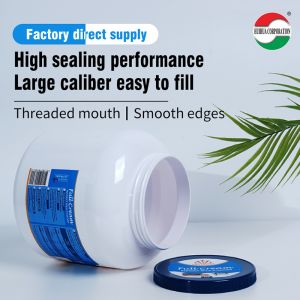 Wholesale 4000ml High Volume PET Plastic Jar Container with Screw Cap for Health