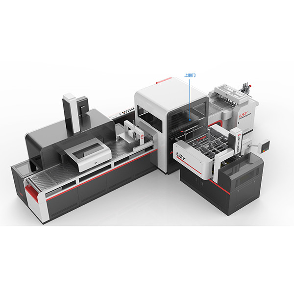 High-Precision Automatic Visual Positioning Box Manufacturing Machine With