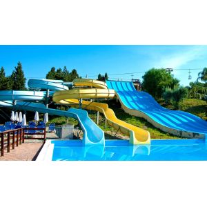 OEM Commercial Swimming Pool Accessories Fiberglass Slide For Kids