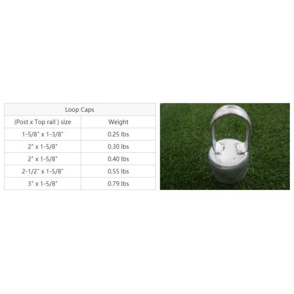 Round Aluminum Chain Link Fence Post Caps Sizes 1-3/8" - 6-5/8"