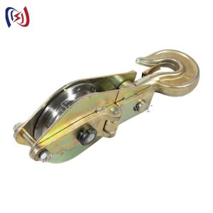 50kn Dual Sheave Hoist Pulley Block And Tackle