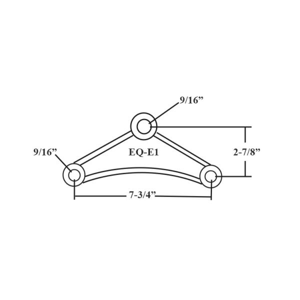 Trailer Axles Standard Cast Iron E-1 Trailer Equalizer For Trailer Parts