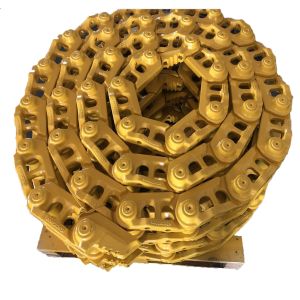Quality Black or Yellow Lubricated Chain and Track Link Dozer Undercarriage Parts for D6C D6D for sale