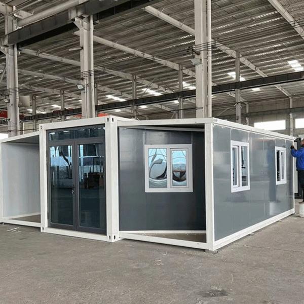 Container House Double Wing Expansion Box 20 40 Feet Customizable Mobile Home With Foldable Kitchen And Bathroom