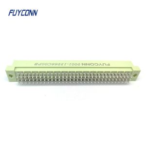 Solderless Male DIN41612 Connector 3 Rows 96pin Press Pin PCB Type