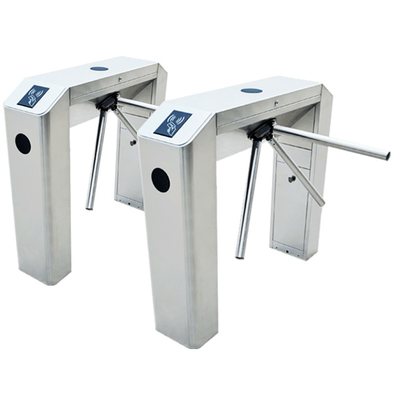 Three Arm Access Control Turnstile Barrier Gate System With Fingerprint And RFID