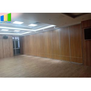 Folding Sliding Partition Walls MDF Melamine Movable Soundproof Walls Partition