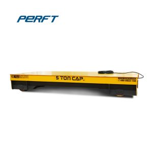 Electric Heavy Duty Machine Steerable Trolley Rail Transfer Cart 20t
