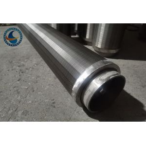 Full Welded Profile Wedge Wire Screen Pipe Stainless Steel