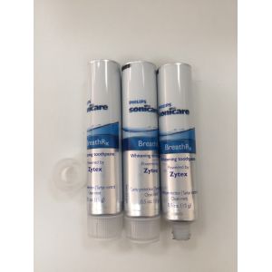 Travel Size Aluminum Laminate Tube Toothpaste Packaging With Full Diameter Screw