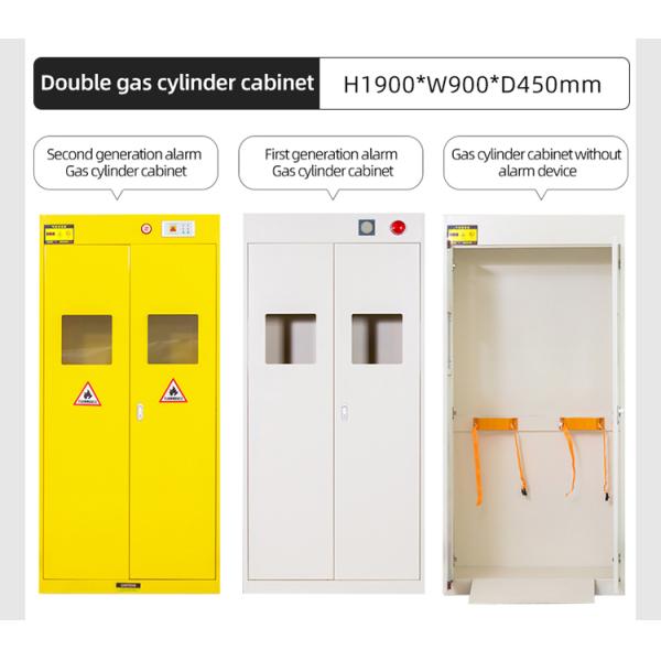 All Steel Bottle Holding Cabinet Multiple Functions Laboratory Drug Cabinet Chemical Toxic Standard Double Door Safety Cabinet