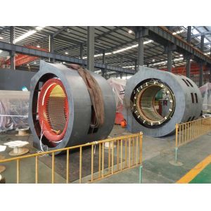 Horizontal 2000kw Hydro Power Generator Water Turbine 6300v