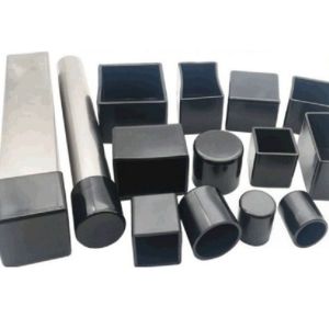 Square Round Shape upvc Black Pipe End Cap Customized