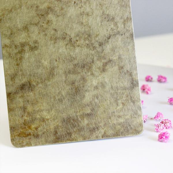 Decorative 304 Stainless Sheet Antique Stainless Steel Plates 1219mm Width