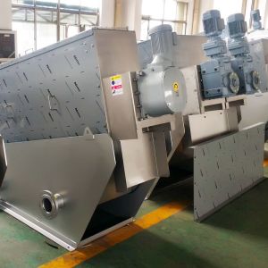 0.8t/H Multi Disk Screw Press Sludge Dewatering Machine