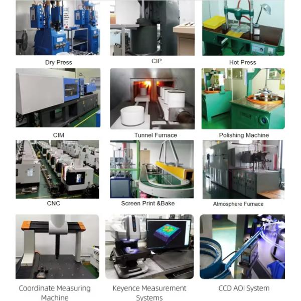Customizable High Temperature Resistant High Precision ±0.05mm Industrial Ceramic Alumina Irregular Shaped Parts