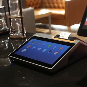 Lottery Mini Restaurant Cash Register Touch Screen With 4G LTE Payment Device