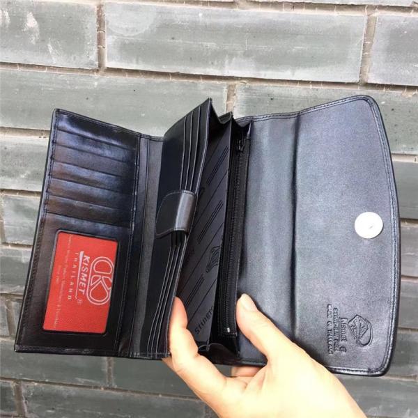 Authentic Stingray Skin Female Long Flower Trifold Wallet Genuine Leather Lady Large Clutch Purse Women's Card Holders