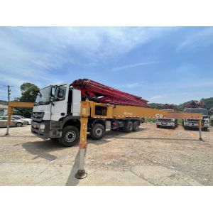 Truck Mounted Concrete Pump 56 Meter Used Construction Concrete Machine for