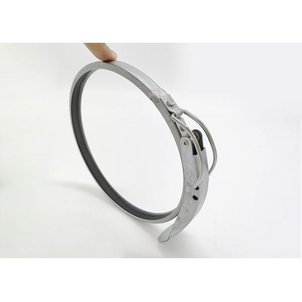 Buy 160mm Round Head Galvanised Pipe Clamps / Quick Release Duct Clamp at wholesale prices