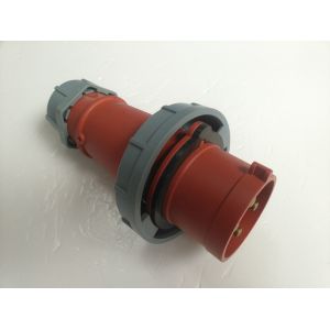 4P 32A IP67 Weatherproof Red 3rd Generation Industrial Plug Screwless China