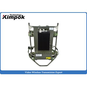 Military Backpack Digital Video Transmitter 5~8W Microwave Transmission