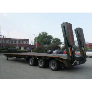 80/100 Ton Lowbed Trailer Truck Semi Trailers for Heavy Equipment AND9408TDP at
