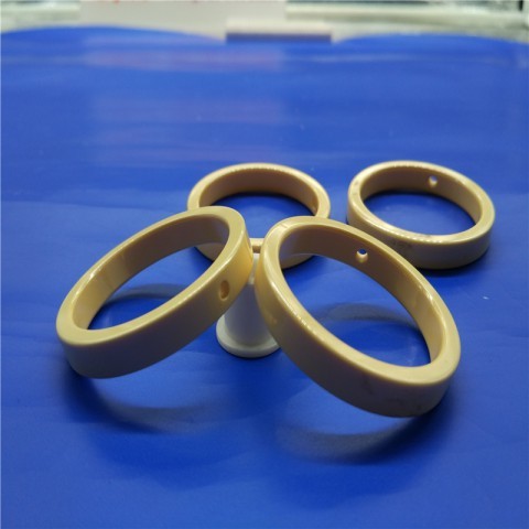 99.7% High Temperature Alumina 80 HRA Ceramic Insulation Ring
