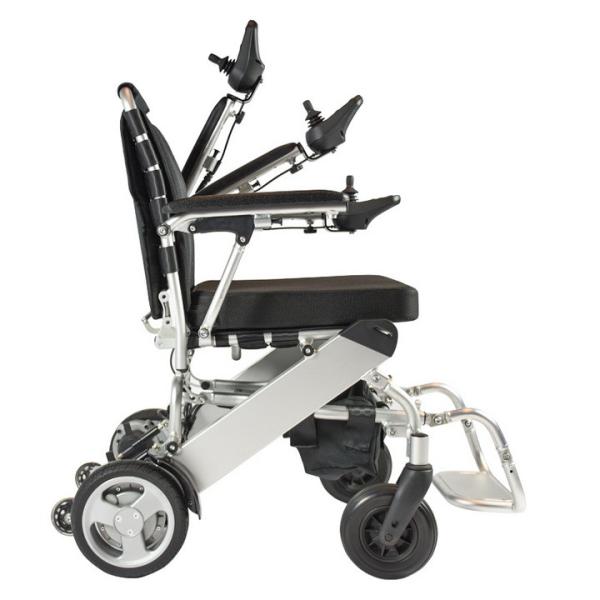 Buy Handicapped Travel Lightweight Folding Electric Wheelchair at wholesale prices