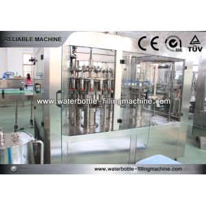 PET Bottle Juice Production Machine Filling Function 3 In 1 Unit PLC Control