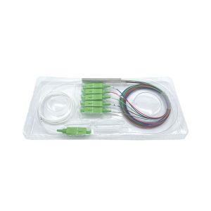 KEXINT Single Mode G657A1 Fiber PLC Optical Splitter Mini Type 1x5 SC APC
