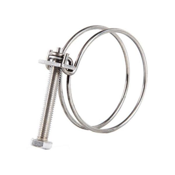 Buy 11mm 14mm Jointech Double Wire Single Ear Stepless Hose Clamps at wholesale prices