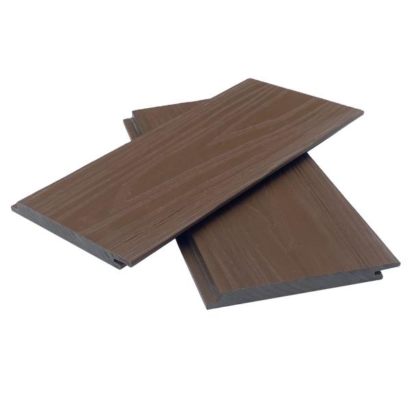 Buy Robust Waterproof WPC Partition Panels Wall Cladding Brushed Sanded Surface at wholesale prices