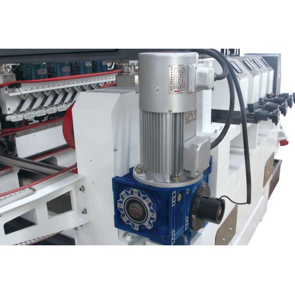 Ten Motors Double Edge Polishing Machine , Glass Grinding Machine White Color