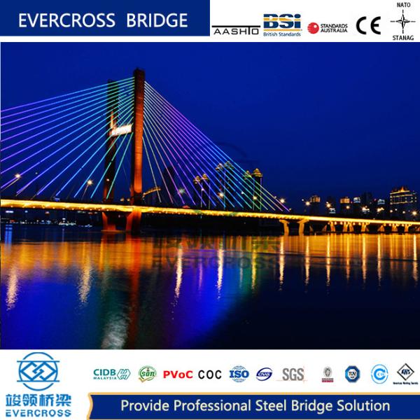 Buy Professional Cable Stayed Bridges Rigid Frame Great Stability Custom at wholesale prices