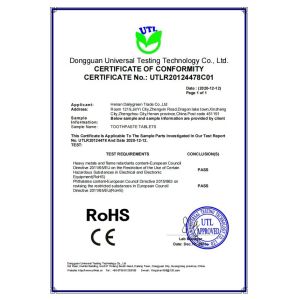 Henan Dailygreen Trade Co., Ltd. Certifications