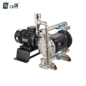 Quality 1&quot; Stainless Steel Electric Air Double Diaphragm Pump Liquid Transfer for sale