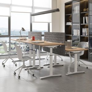 Wholesale Sit And Stand Table Electric Height Adjustable Computer Desk