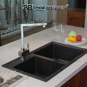 China Hot And Cold Water Bathroom Stainless Steel Faucet on sale