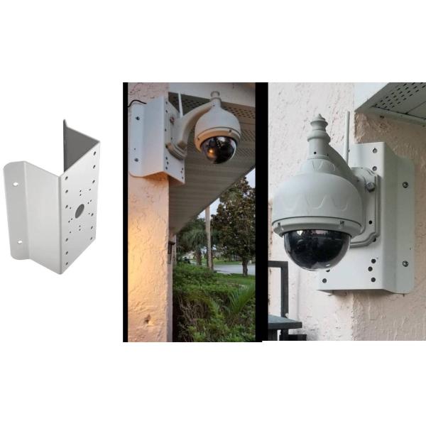 Customized Instruction Pole Mount Universal Corner Bracket for Most Wall Mounts Cameras