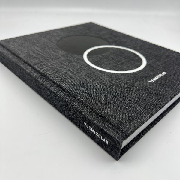 Buy Cloth Cover Arts Literature Book With Embossing And White Ink at wholesale prices