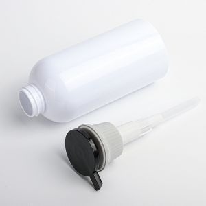 400ml Empty Containers Round Lotion Plastic PET Shampoo And Conditioner Airless